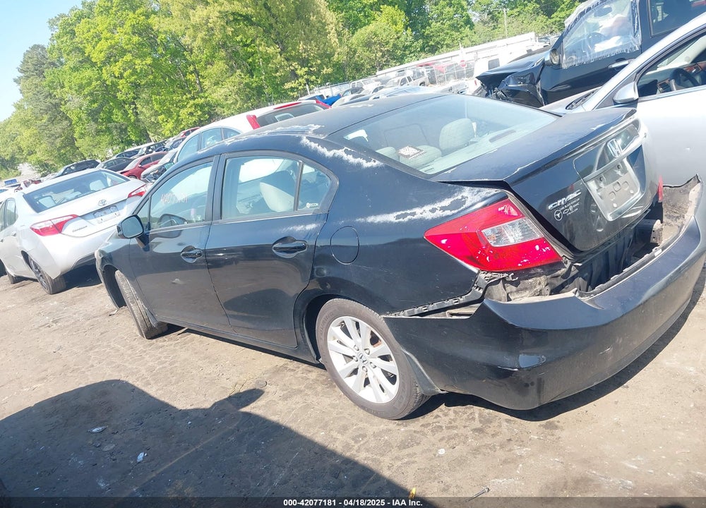 2012 HONDA CIVIC VIN: 2HGFB2F80CH508015