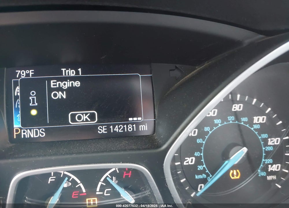 2014 FORD FOCUS TITANIUM VIN: 1FADP3J29EL253540