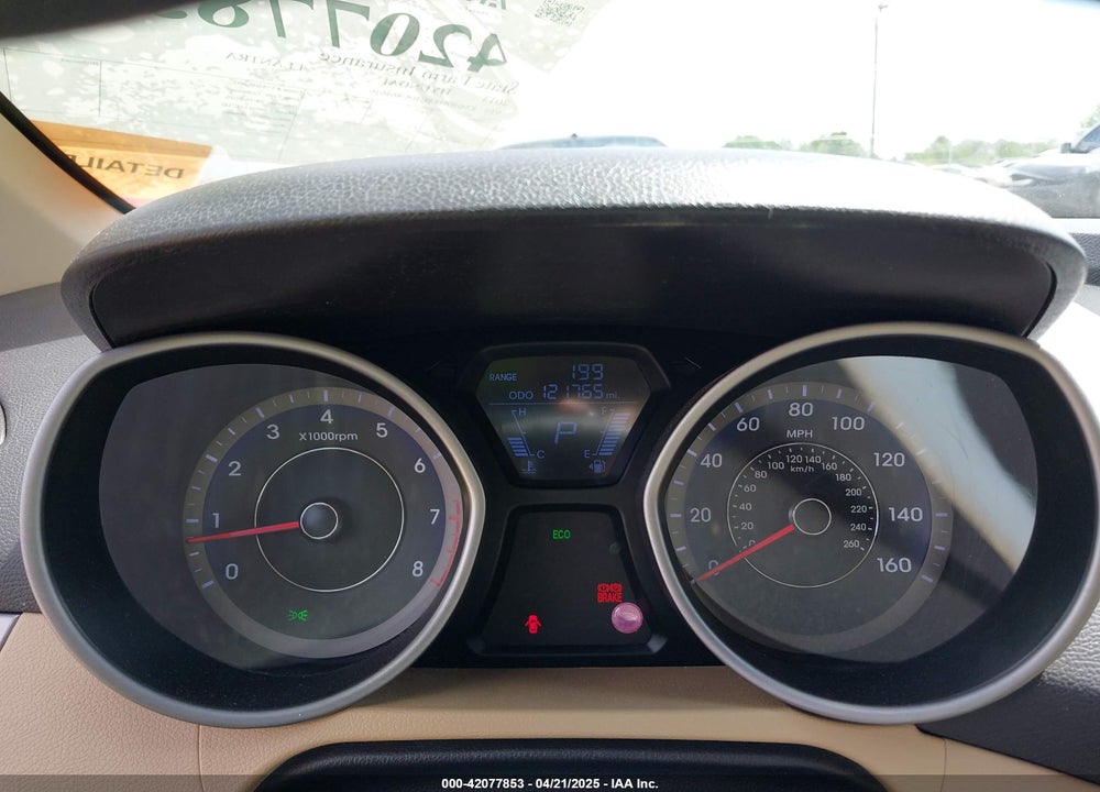 2013 HYUNDAI ELANTRA VIN: KMHDH4AE4DU864636