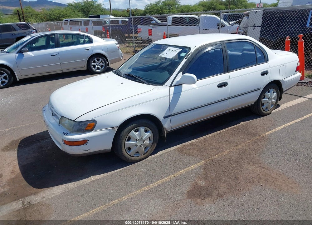 1996 TOYOTA COROLLA DX VIN: JT2BB02E8T0109749