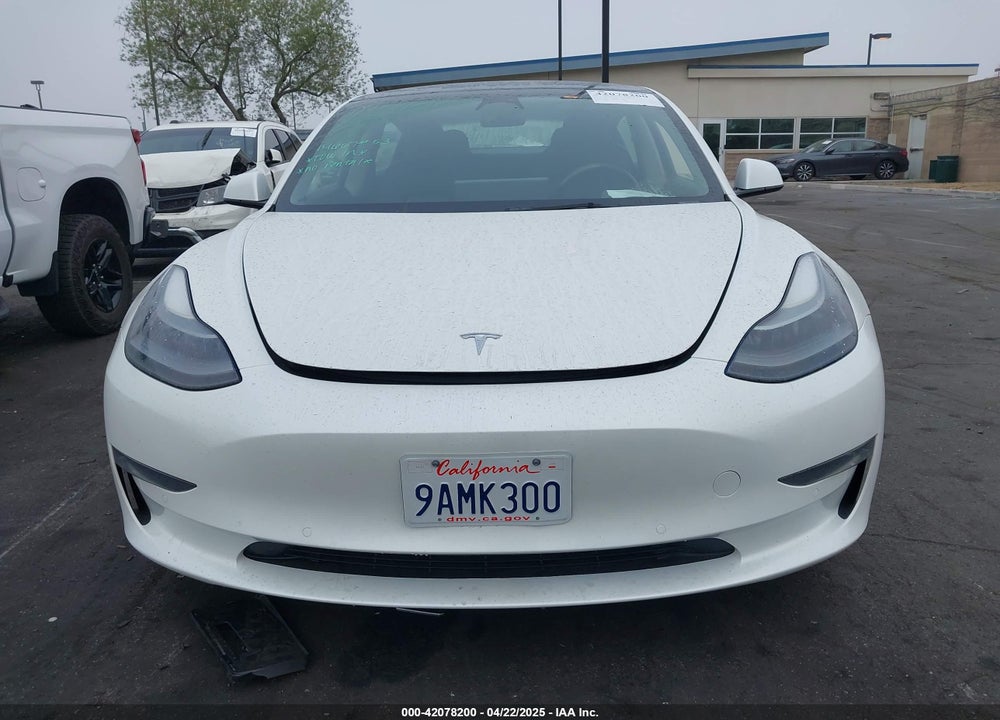 2022 TESLA MODEL 3 LONG RANGE DUAL MOTOR ALL-WHEEL DRIVE VIN: 5YJ3E1EB8NF195708