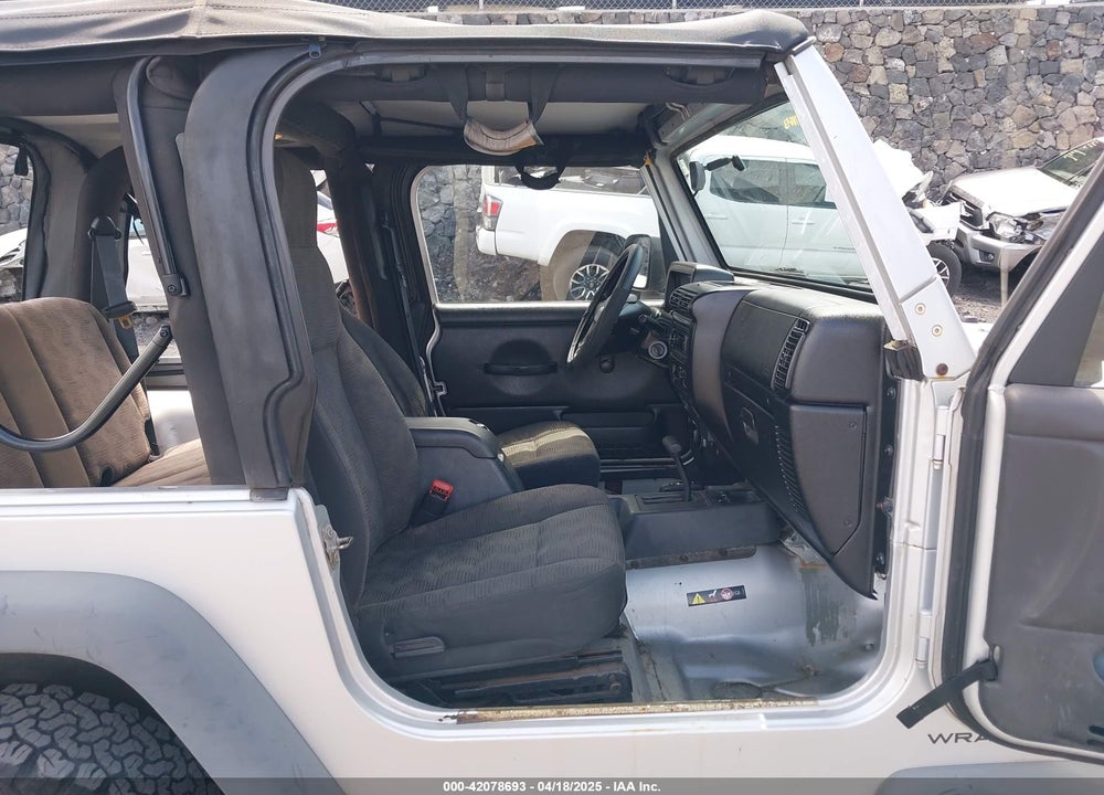 2004 JEEP WRANGLER SPORT VIN: 1J4FA49S04P781581