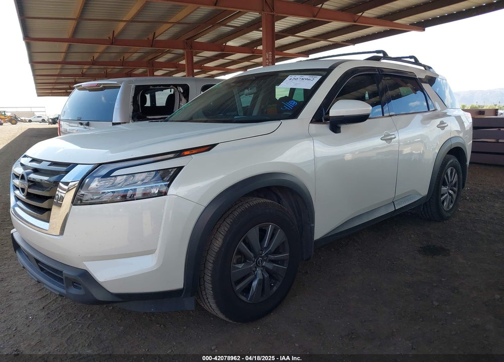 2022 NISSAN PATHFINDER SV 2WD VIN: 5N1DR3BA5NC238362
