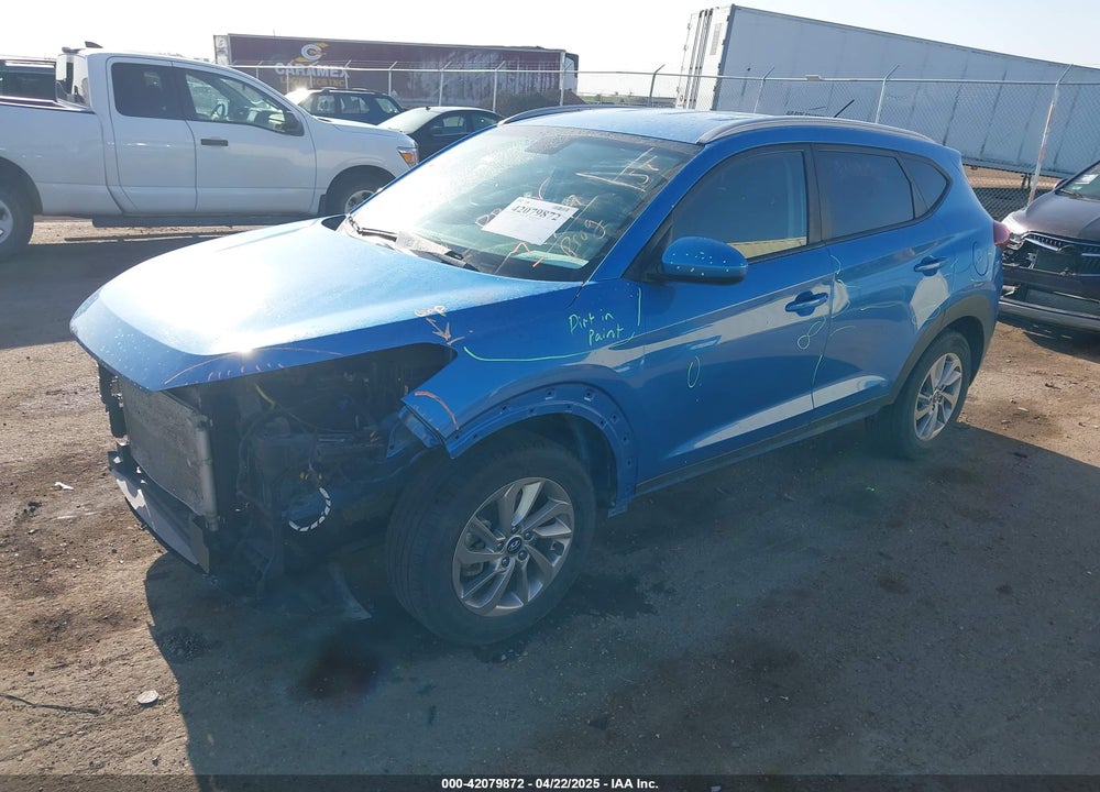 2017 HYUNDAI TUCSON VIN: KM8J3CA49HU468324