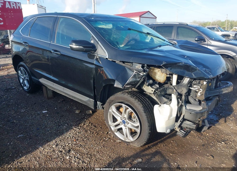 2015 FORD EDGE TITANIUM VIN: 2FMTK4K96FBB48330