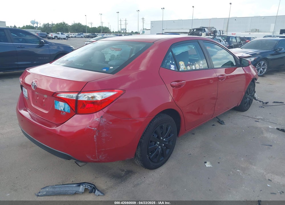 2015 TOYOTA COROLLA LE VIN: 5YFBURHE5FP358033