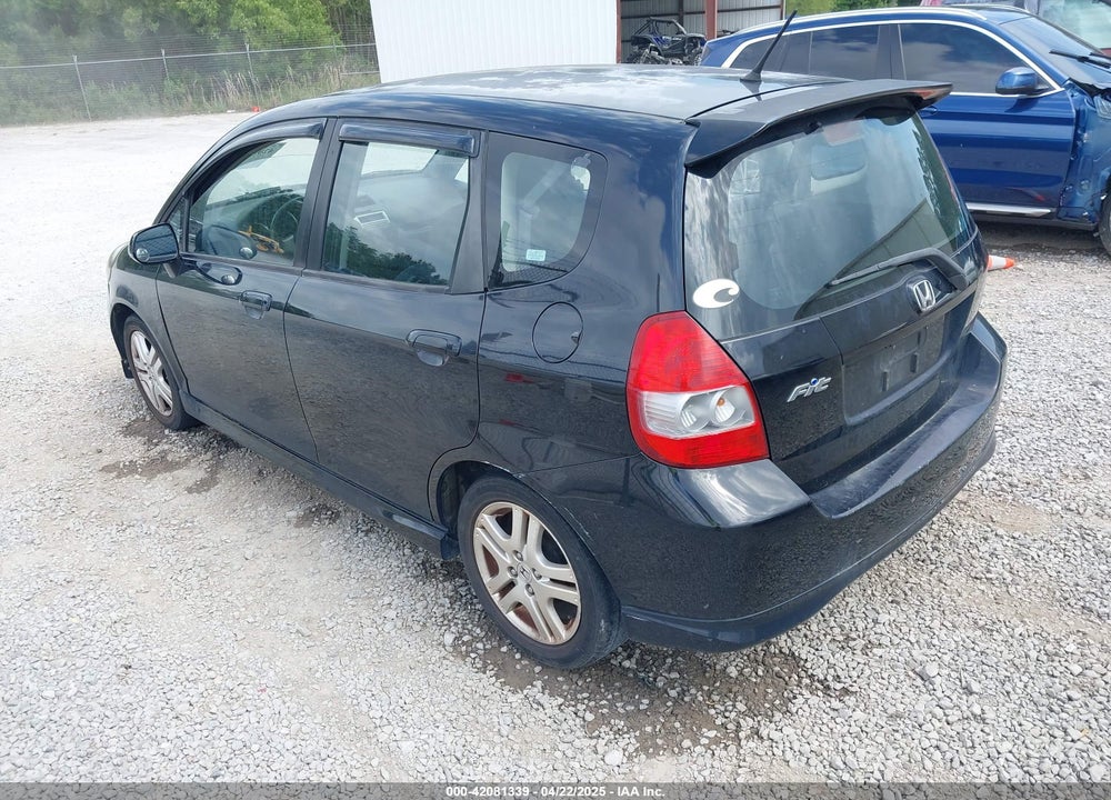 2007 HONDA FIT SPORT VIN: JHMGD37627S051981
