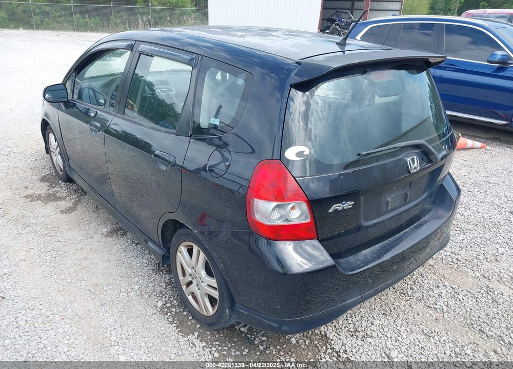 2007 HONDA FIT SPORT VIN: JHMGD37627S051981