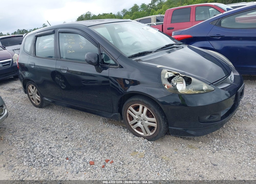 2007 HONDA FIT SPORT VIN: JHMGD37627S051981