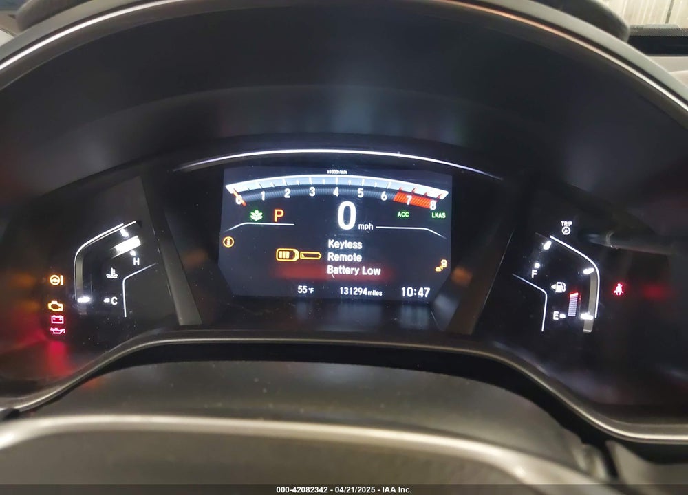 2019 HONDA CR-V VIN: 5J6RW2H51KL036325