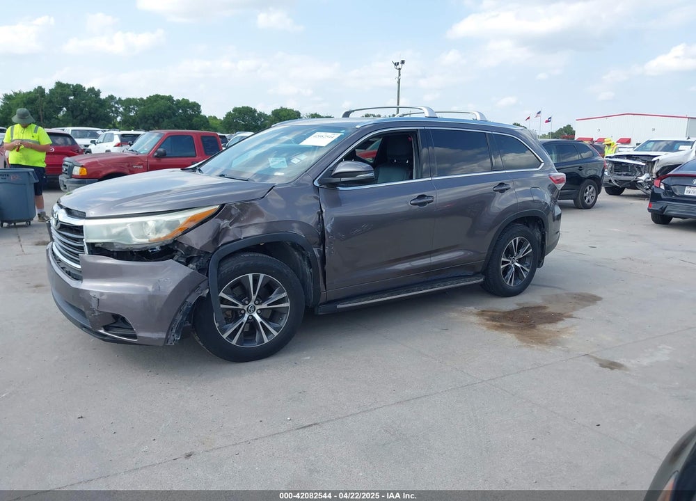 2016 TOYOTA HIGHLANDER VIN: 5TDKKRFH4GS157168