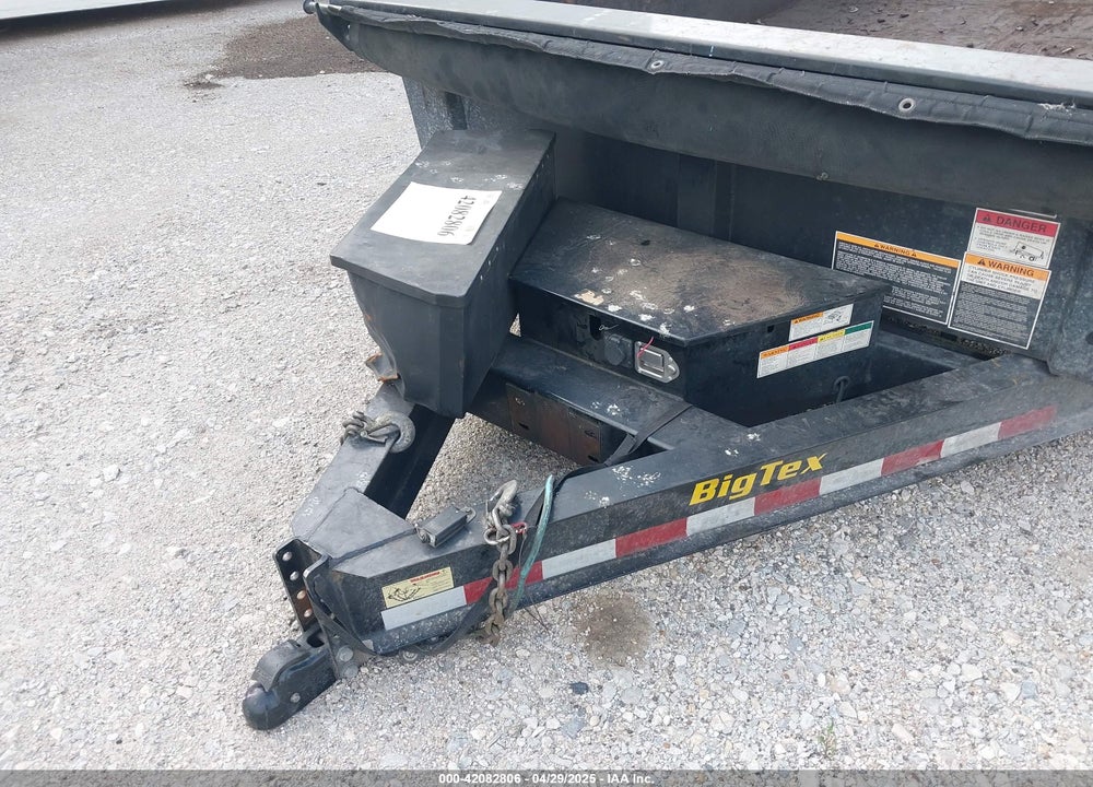 2021 BIG TEX TRAILER CO INC TRAILER VIN: 16V1D1927M5026109