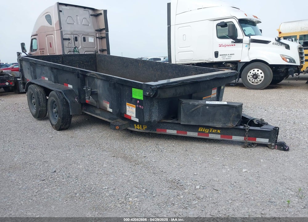 2021 BIG TEX TRAILER CO INC TRAILER VIN: 16V1D1927M5026109