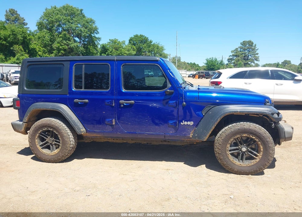 2018 JEEP WRANGLER UNLIMITED SPORT 4X4 VIN: 1C4HJXDG4JW179772