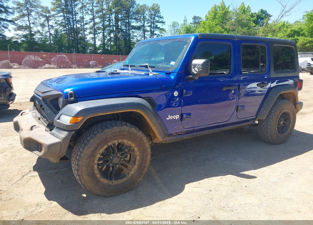 2018 JEEP WRANGLER UNLIMITED SPORT 4X4 VIN: 1C4HJXDG4JW179772