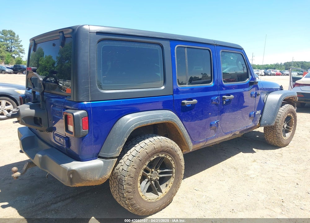 2018 JEEP WRANGLER UNLIMITED SPORT 4X4 VIN: 1C4HJXDG4JW179772