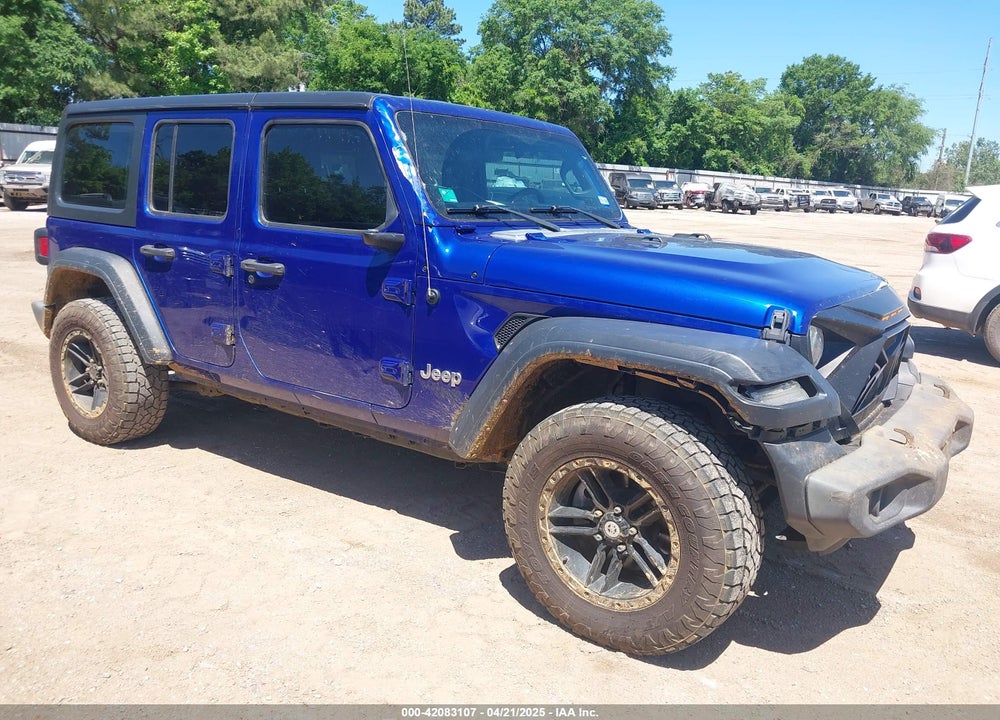 2018 JEEP WRANGLER UNLIMITED SPORT 4X4 VIN: 1C4HJXDG4JW179772
