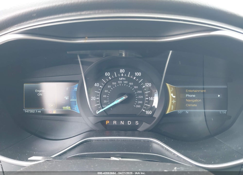 2014 FORD FUSION VIN: 3FA6P0K90ER284082