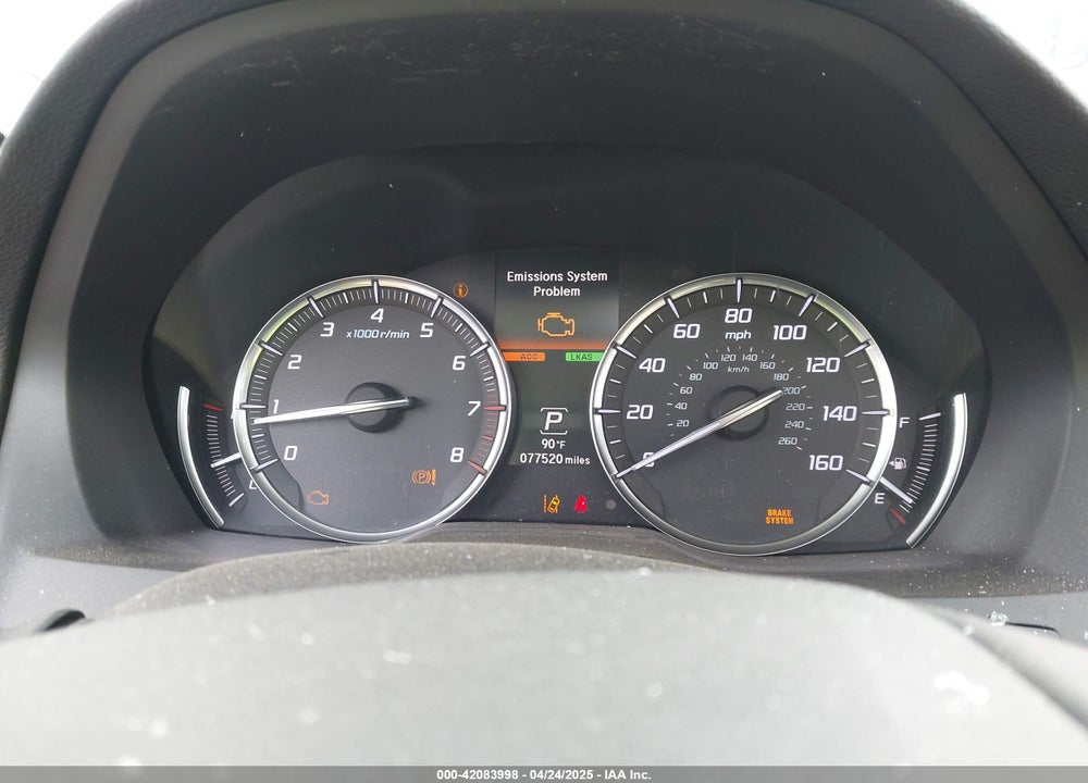 2020 ACURA MDX VIN: 5J8YD4H58LL004283