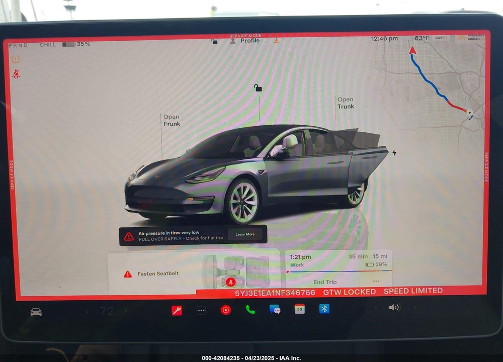 2022 TESLA MODEL 3 VIN: 5YJ3E1EA1NF346766
