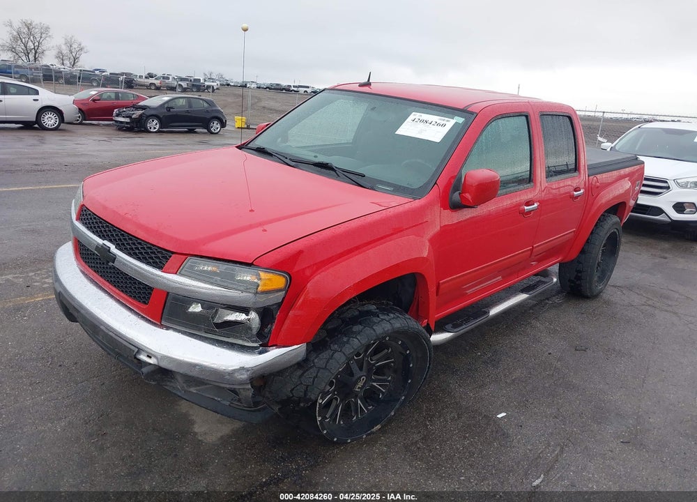 2012 CHEVROLET COLORADO VIN: 1GCHTDFE5C8116837