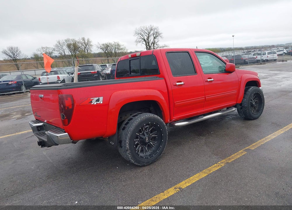 2012 CHEVROLET COLORADO VIN: 1GCHTDFE5C8116837