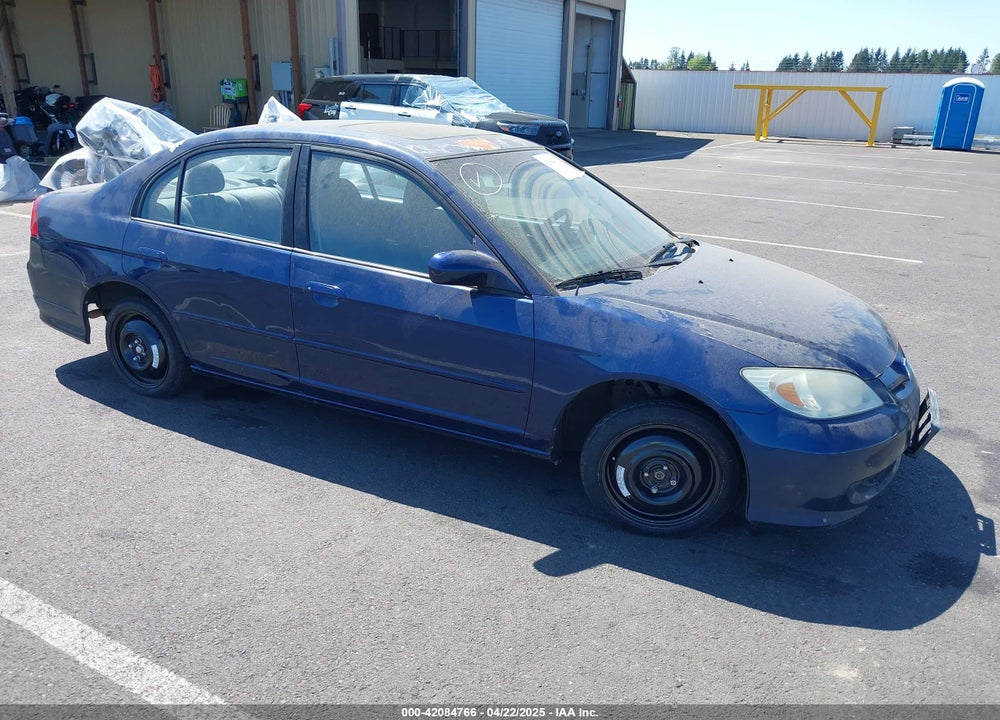 2005 HONDA CIVIC EX VIN: 2HGES26725H596443