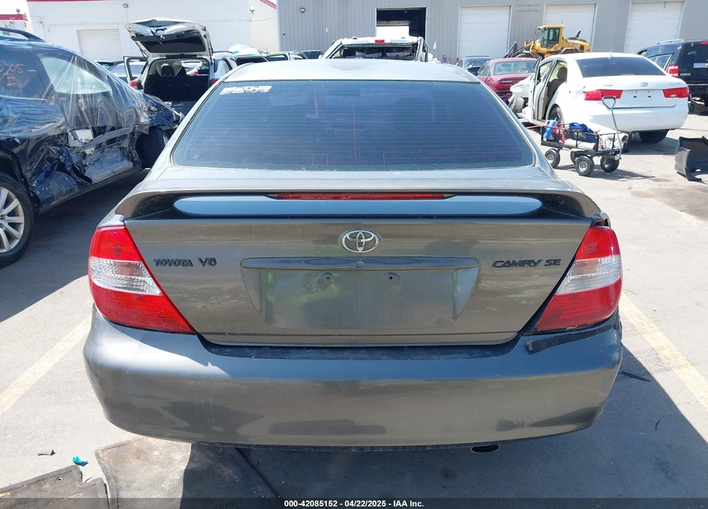 2003 TOYOTA CAMRY SE V6 VIN: 4T1BF30K43U552328