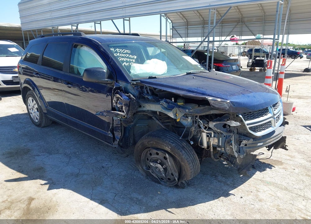 2018 DODGE JOURNEY SE VIN: 3C4PDCAB2JT218448