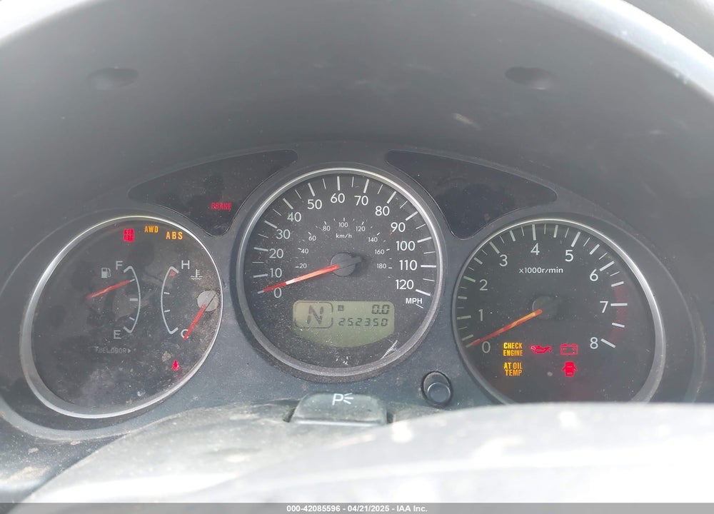 2008 SUBARU FORESTER 2.5X L.L. BEAN EDITION VIN: JF1SG67678H713658