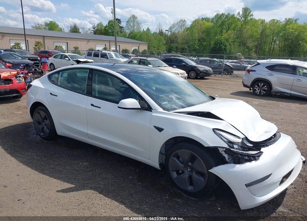 2022 TESLA MODEL 3 LONG RANGE DUAL MOTOR ALL-WHEEL DRIVE VIN: 5YJ3E1EB4NF183832