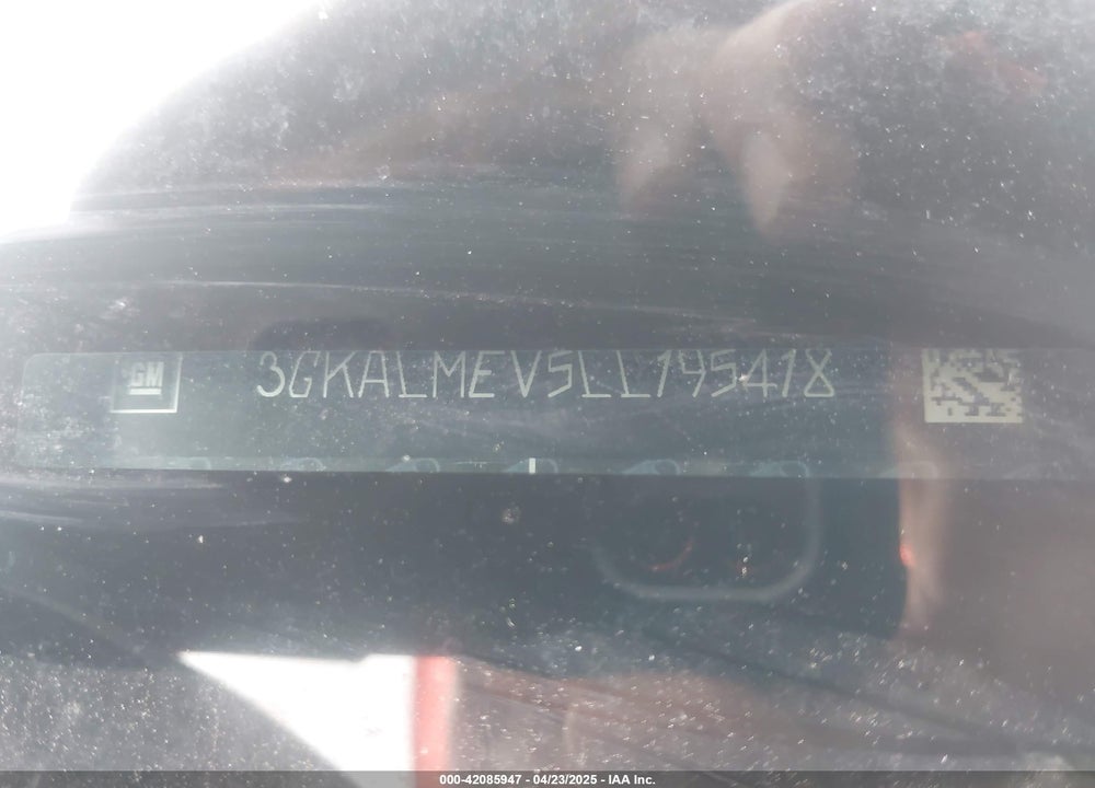 2020 GMC TERRAIN FWD SLE VIN: 3GKALMEV5LL195418