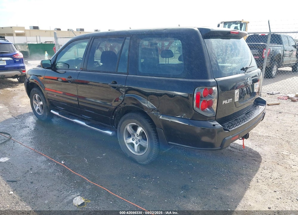 2007 HONDA PILOT VIN: 5FNYF28177B015729