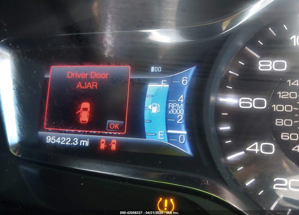 2013 LINCOLN MKX VIN: 2LMDJ6JK1DBL48122