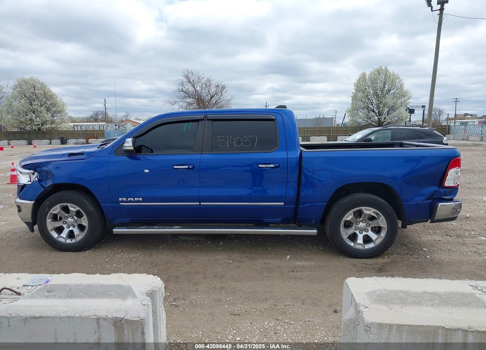 2019 RAM 1500 BIG HORN/LONE STAR 4X4 5'7 BOX VIN: 1C6RRFFG5KN755405