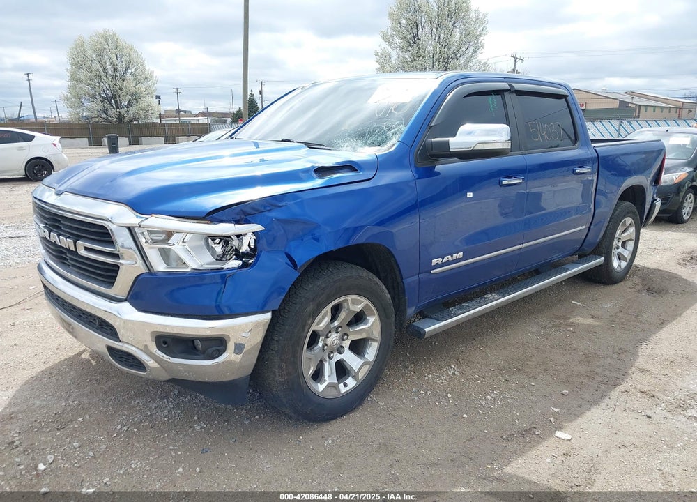2019 RAM 1500 BIG HORN/LONE STAR 4X4 5'7 BOX VIN: 1C6RRFFG5KN755405