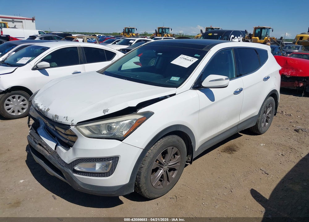 2013 HYUNDAI SANTA FE VIN: 5XYZUDLB3DG030271