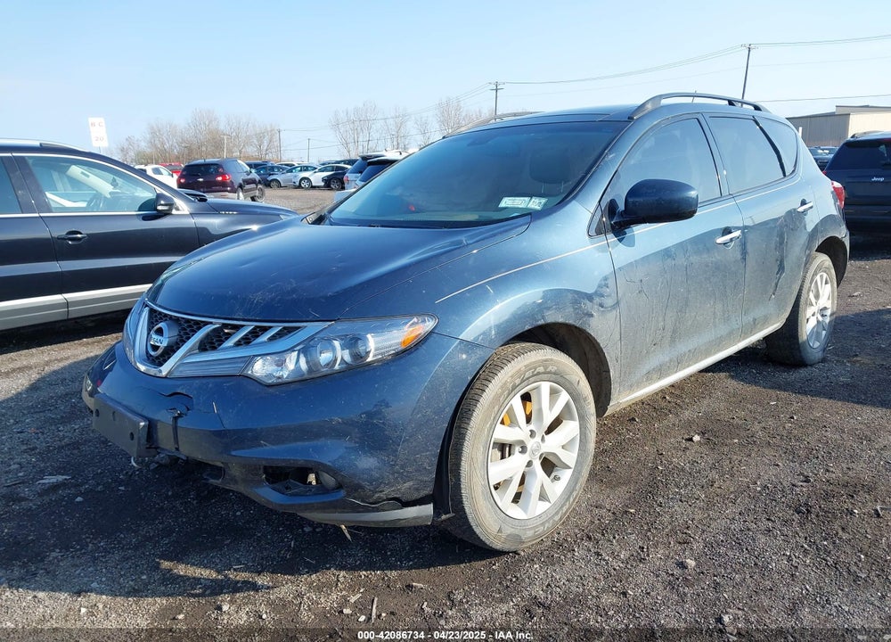 2012 NISSAN MURANO VIN: JN8AZ1MW5CW219248