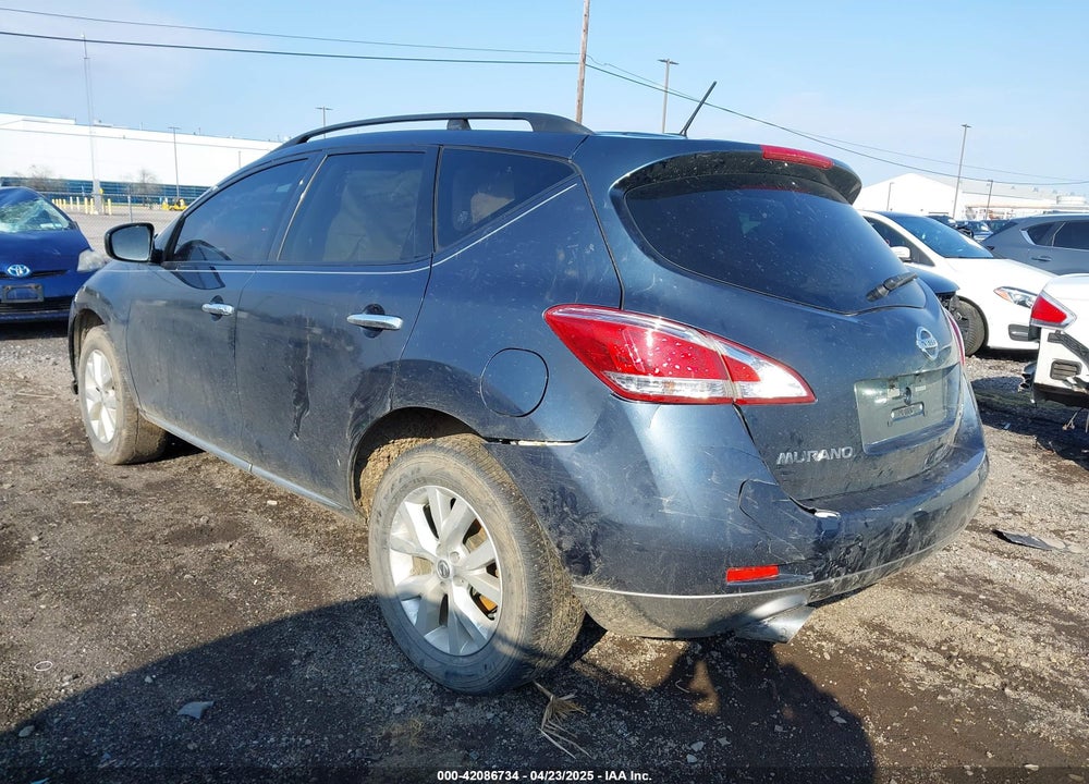 2012 NISSAN MURANO VIN: JN8AZ1MW5CW219248