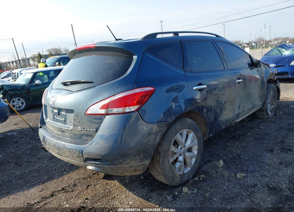 2012 NISSAN MURANO VIN: JN8AZ1MW5CW219248