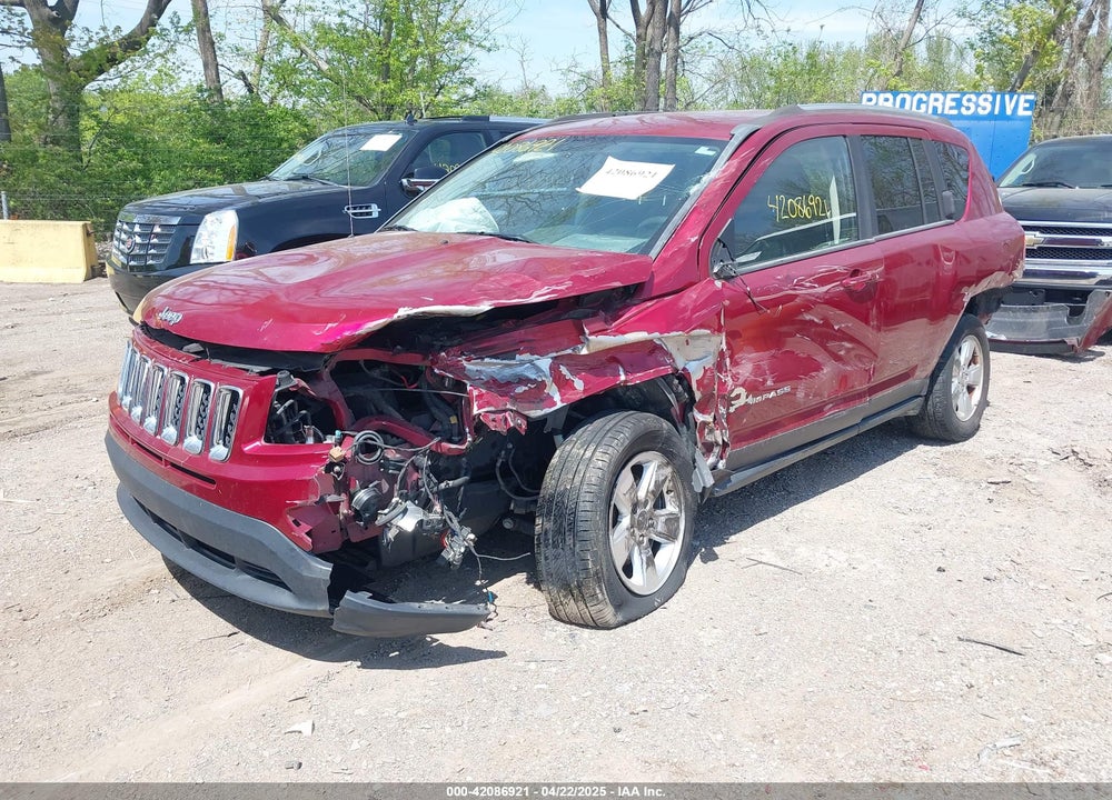 2014 JEEP COMPASS VIN: 1C4NJCBA9ED812424