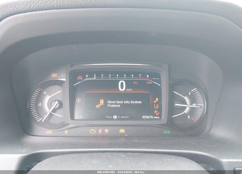 2023 HONDA PASSPORT VIN: 5FNYF8H62PB024269