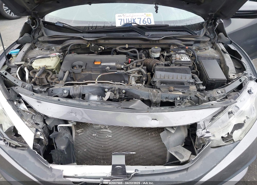 2016 HONDA CIVIC VIN: 2HGFC2F57GH537052