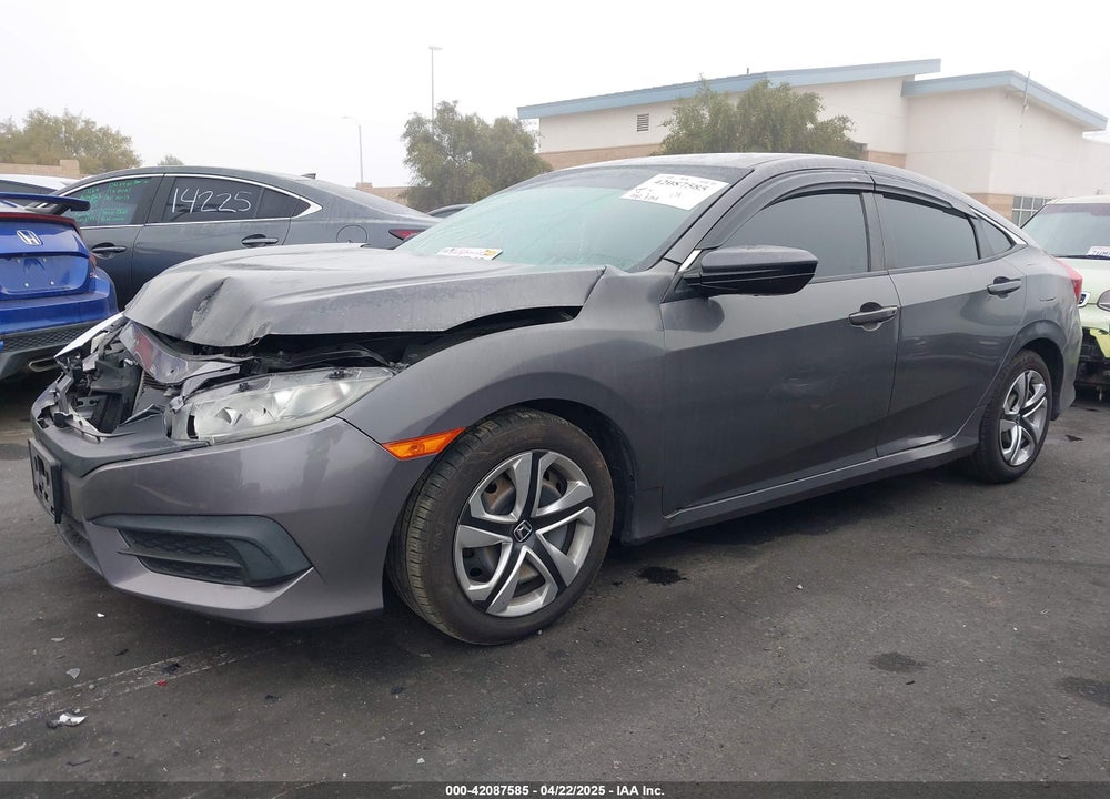 2016 HONDA CIVIC VIN: 2HGFC2F57GH537052