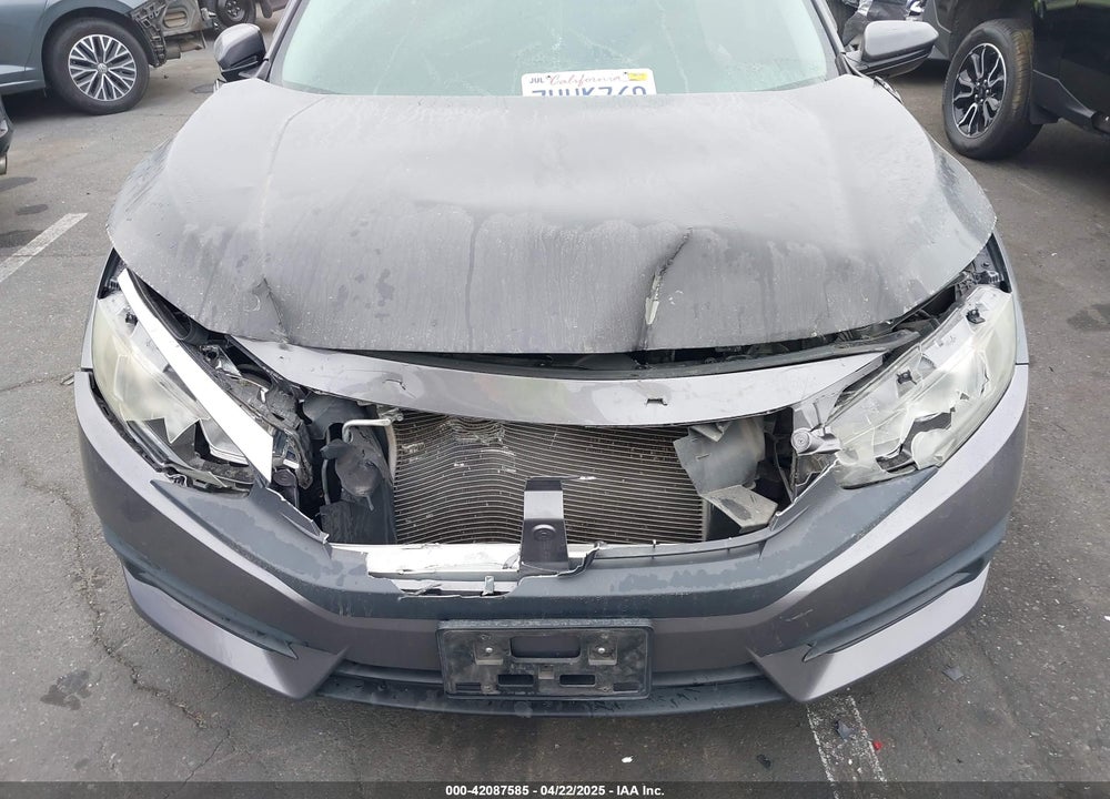 2016 HONDA CIVIC VIN: 2HGFC2F57GH537052