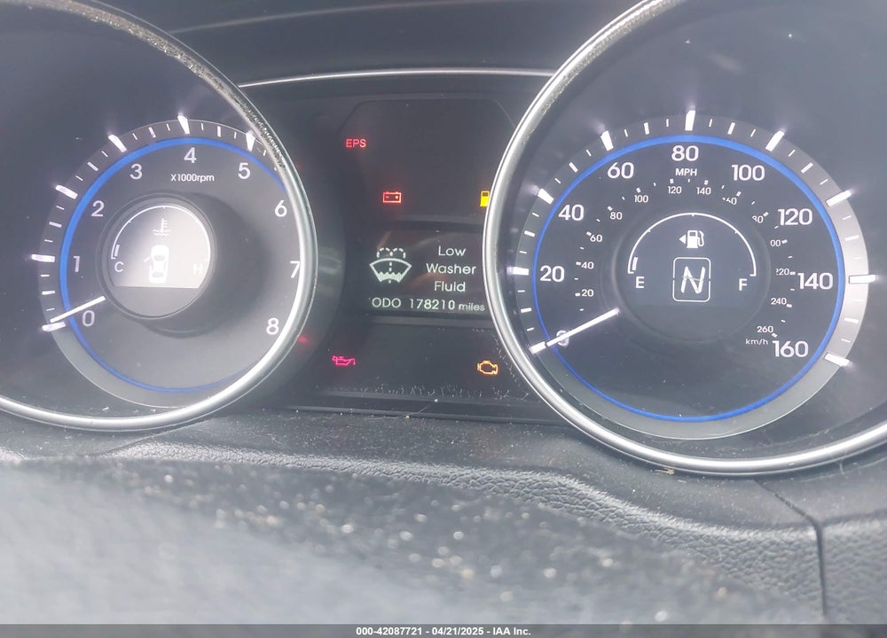 2012 HYUNDAI SONATA VIN: 5NPEB4AC1CH309371