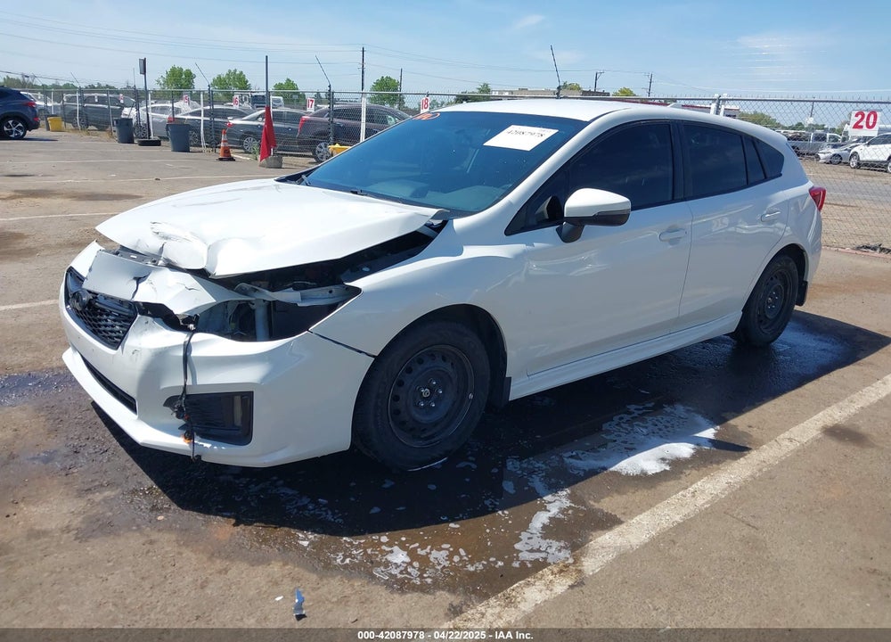 2019 SUBARU IMPREZA VIN: 4S3GTAJ69K1750606