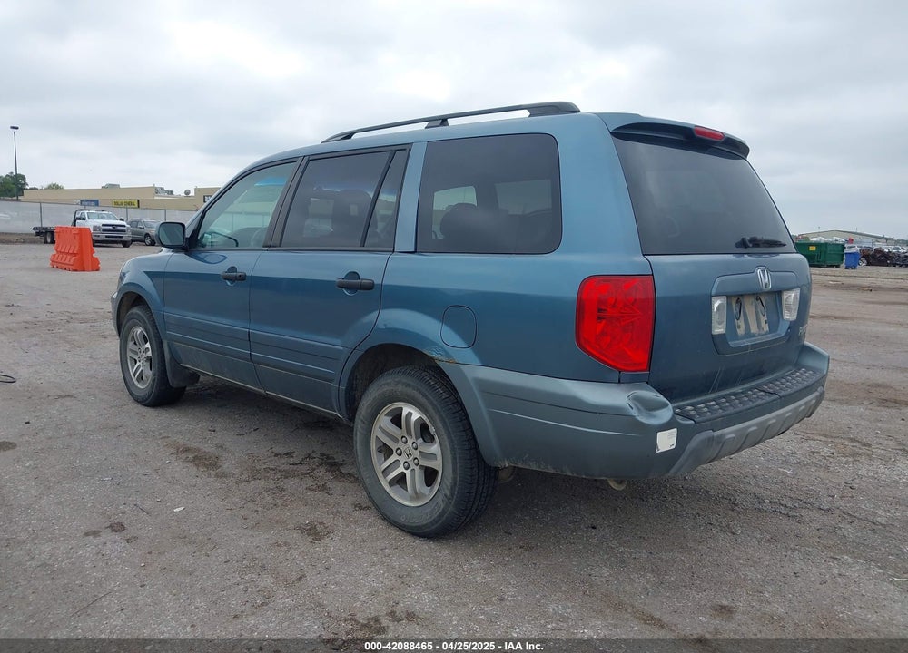 2005 HONDA PILOT EX-L VIN: 2HKYF18605H527479