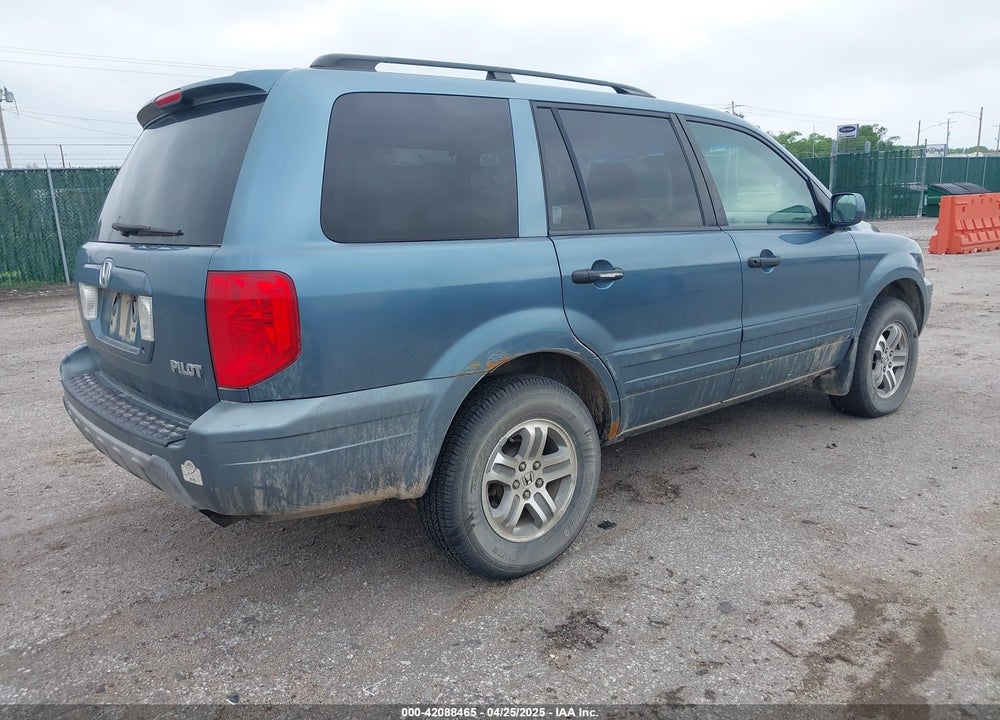 2005 HONDA PILOT EX-L VIN: 2HKYF18605H527479