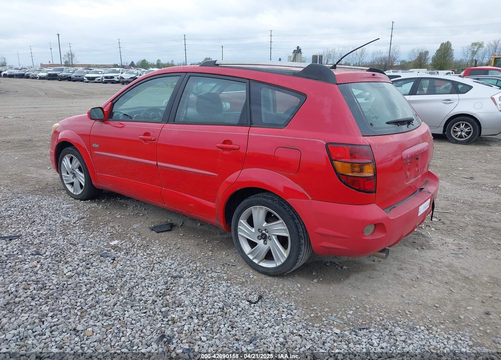 2005 PONTIAC VIBE VIN: 5Y2SL63805Z430604